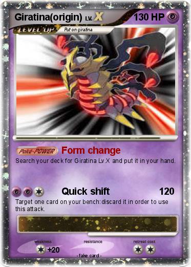 Pokemon Giratina(origin)