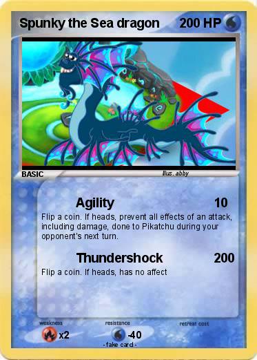 Pokemon Spunky the Sea dragon