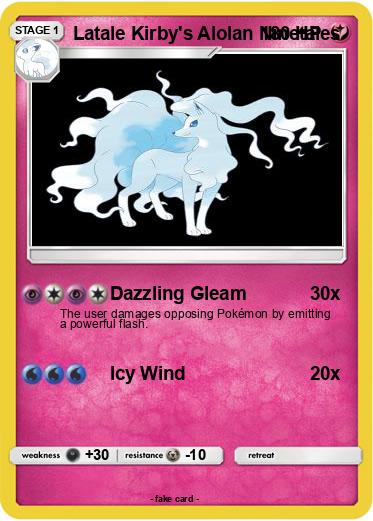 Pokemon Latale Kirby's Alolan Ninetales