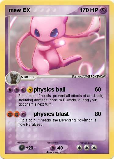 Pokemon mew EX