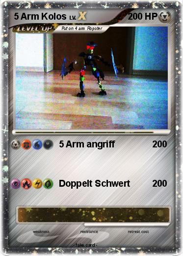 Pokemon 5 Arm Kolos