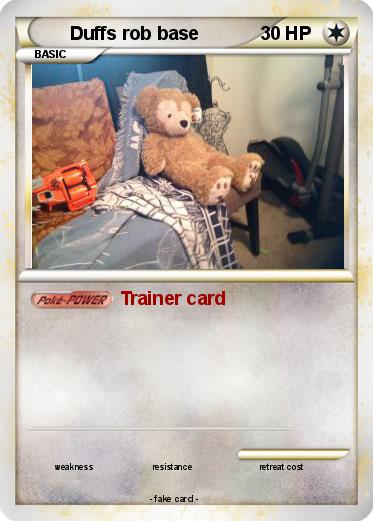 Pokemon Duffs rob base