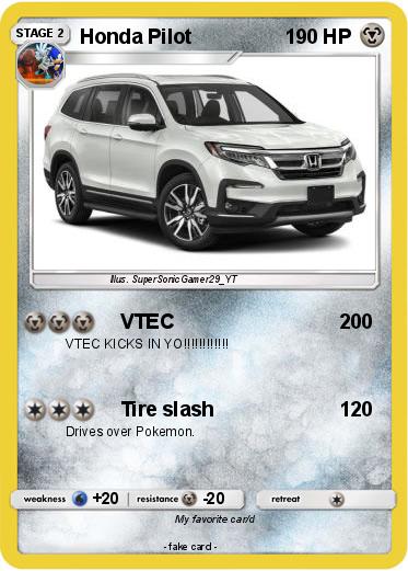 Pokemon Honda Pilot