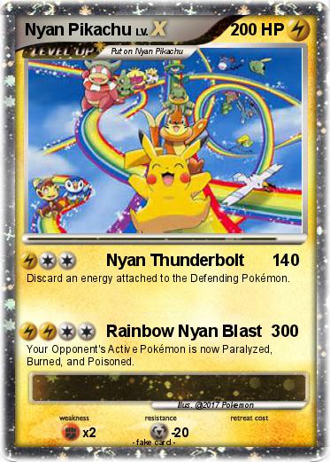 Pokemon Nyan Pikachu