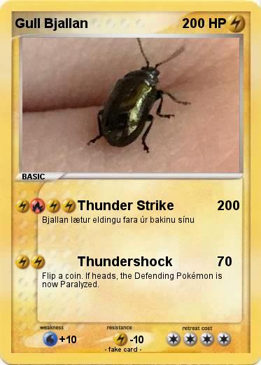 Pokemon Gull Bjallan