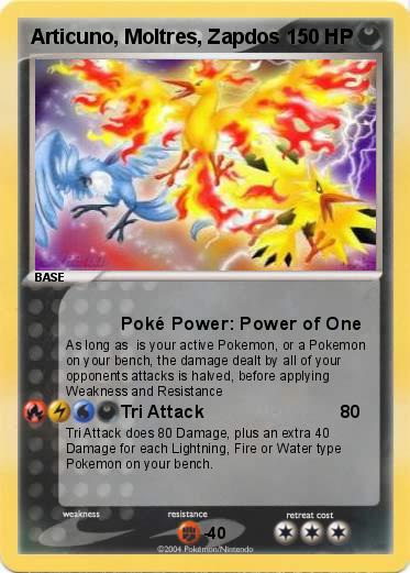 Pokemon Articuno, Moltres, Zapdos