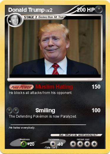 Pokemon Donald Trump