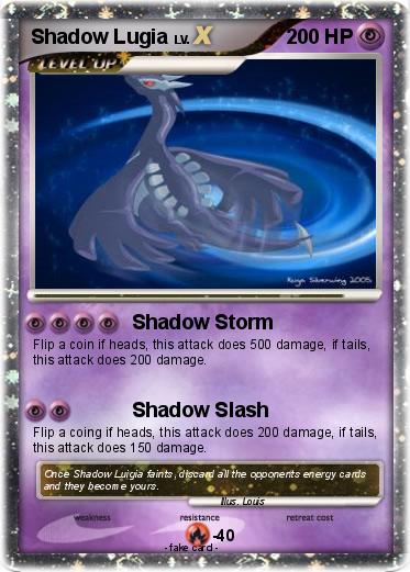 Pokemon Shadow Lugia