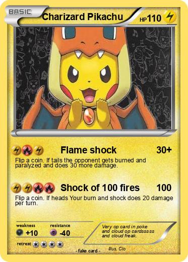 Pokemon Charizard Pikachu