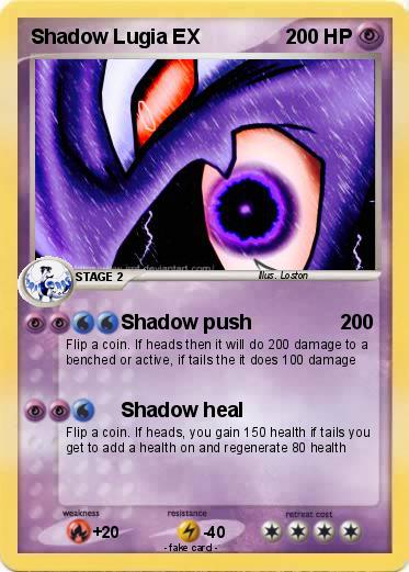 Pokemon Shadow Lugia EX