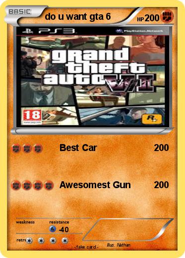 Pokemon do u want gta 6