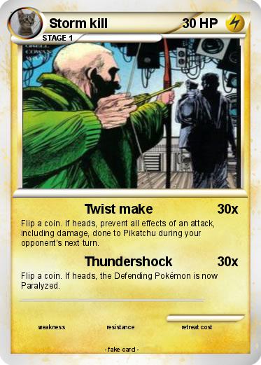 Pokemon Storm kill
