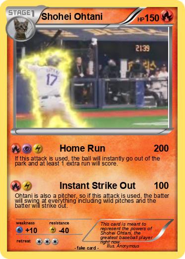 Pokemon Shohei Ohtani