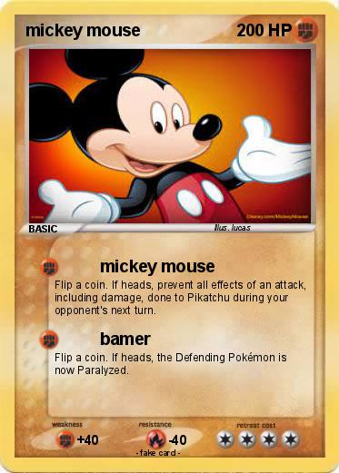 Pokemon mickey mouse