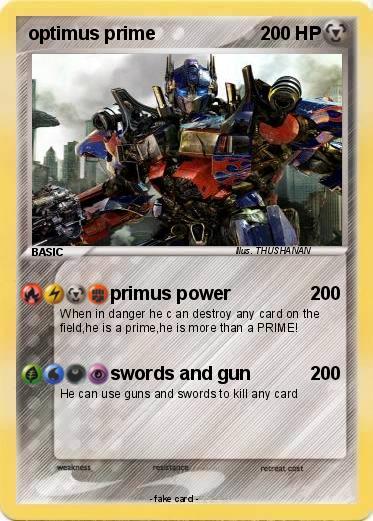 Pokemon optimus prime