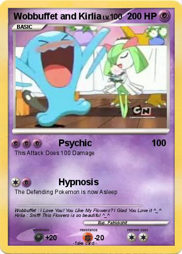 Pokemon Wobbuffet and Kirlia