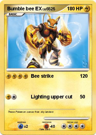 Pokemon Bumble bee EX