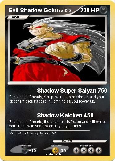 Pokemon Evil Shadow Goku