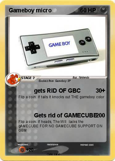Pokemon Gameboy micro