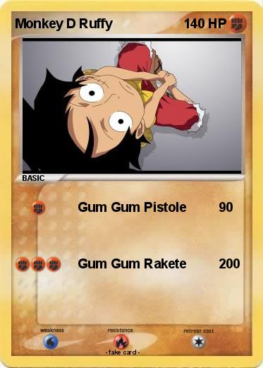 Pokemon Monkey D Ruffy