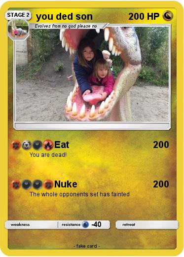 Pokemon you ded son
