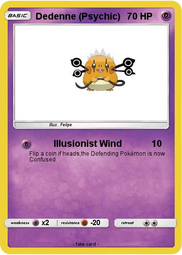 Pokemon Dedenne (Psychic)