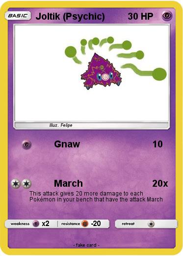 Pokemon Joltik (Psychic)