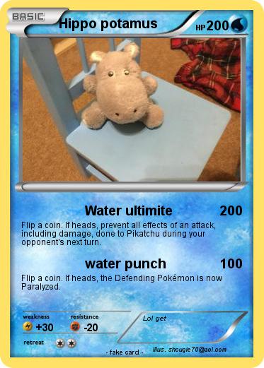 Pokemon Hippo potamus