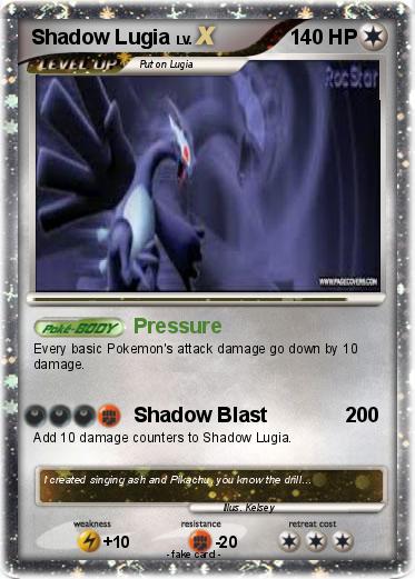 Pokemon Shadow Lugia