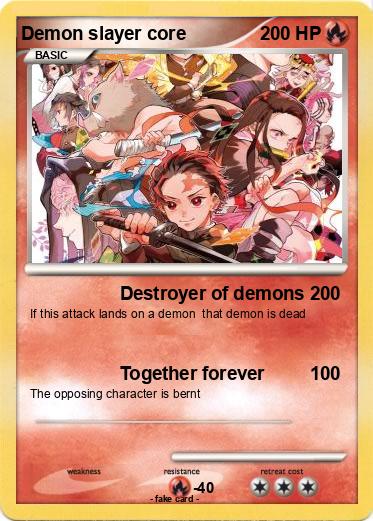 Pokemon Demon slayer core