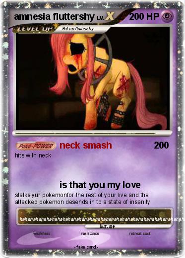 Pokemon amnesia fluttershy