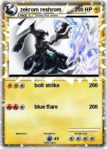 Pokemon zekrom reshrom