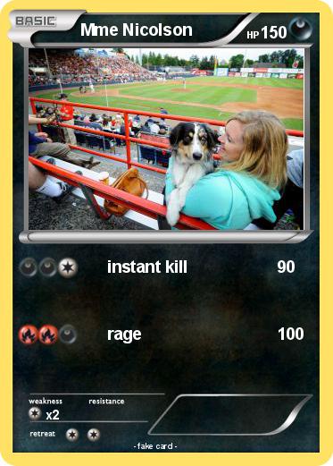 Pokemon Mme Nicolson