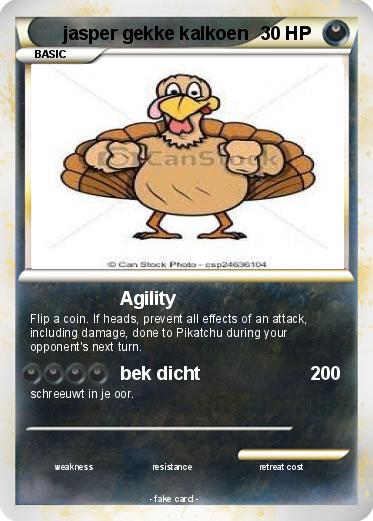 Pokemon jasper gekke kalkoen
