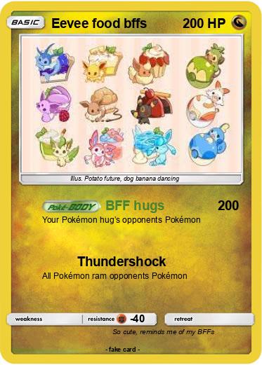 Pokemon Eevee food bffs