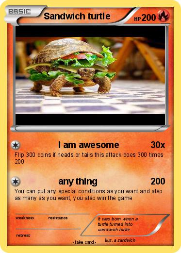 Pokemon Sandwich turtle