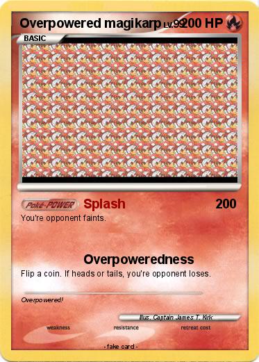 Pokemon Overpowered magikarp