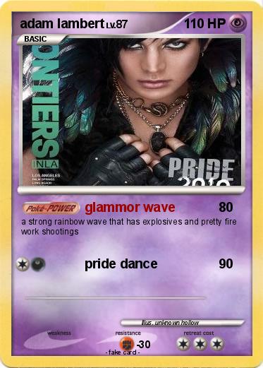 Pokemon adam lambert