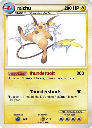 Pokemon raichu