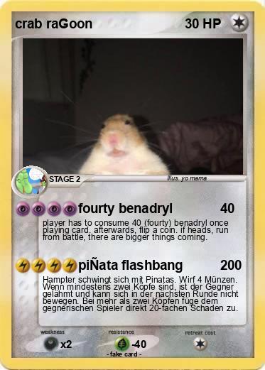Pokemon crab raGoon