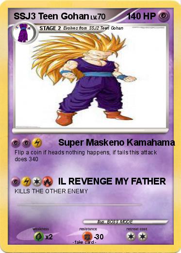 Pokemon SSJ3 Teen Gohan