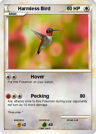 Pokemon Harmless Bird