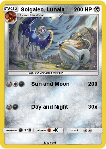 Pokemon Solgaleo, Lunala