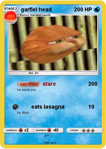Pokemon garfiel head