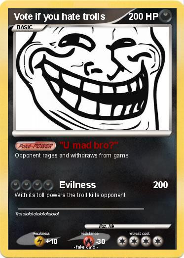 Pokemon Vote if you hate trolls