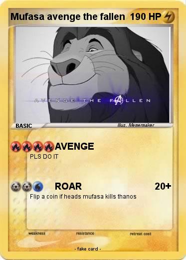 Pokemon Mufasa avenge the fallen