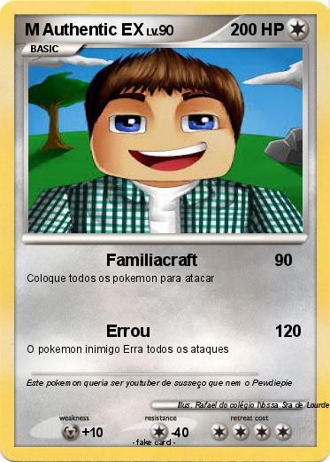 Pokemon M Authentic EX