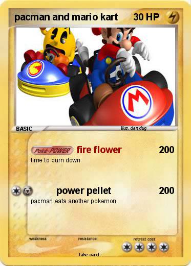 Pokemon pacman and mario kart