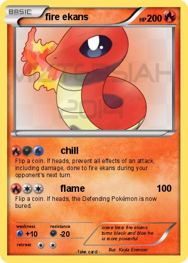 Pokemon fire ekans