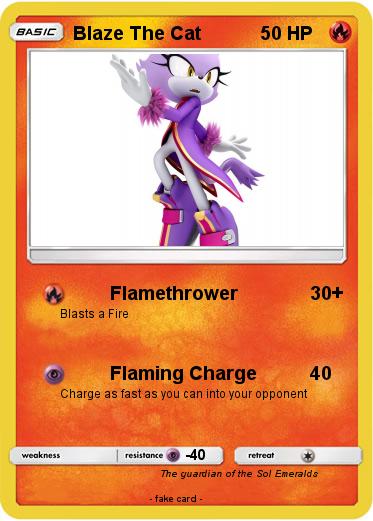 Pokemon Blaze The Cat